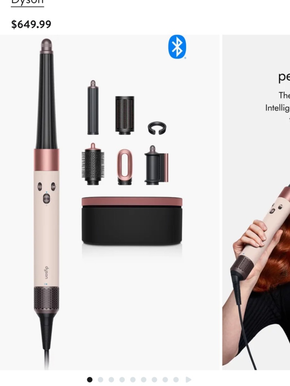 Dyson Hair Multi-Styling Tool - Rose Pink and Black